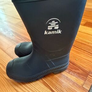 Kamik Black Kids Rain & Snow Boots